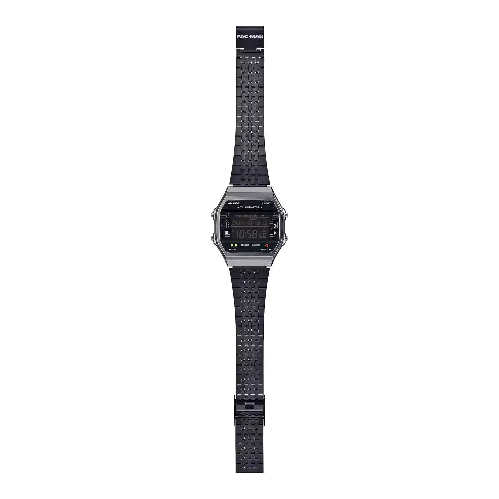 Casio Vintage Digital ABL-100WEPC-1BDR Bluetooth PAC-MAN Collaboration Black Dial Stainless Steel Unisex Watch