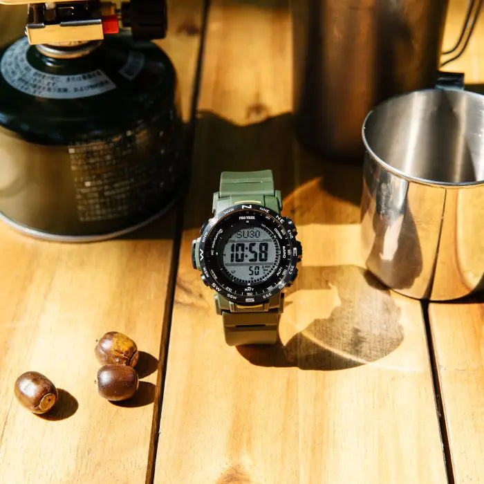 Casio Pro Trek Climber Line Triple Sensor PRW-35Y-3B Men's Watch