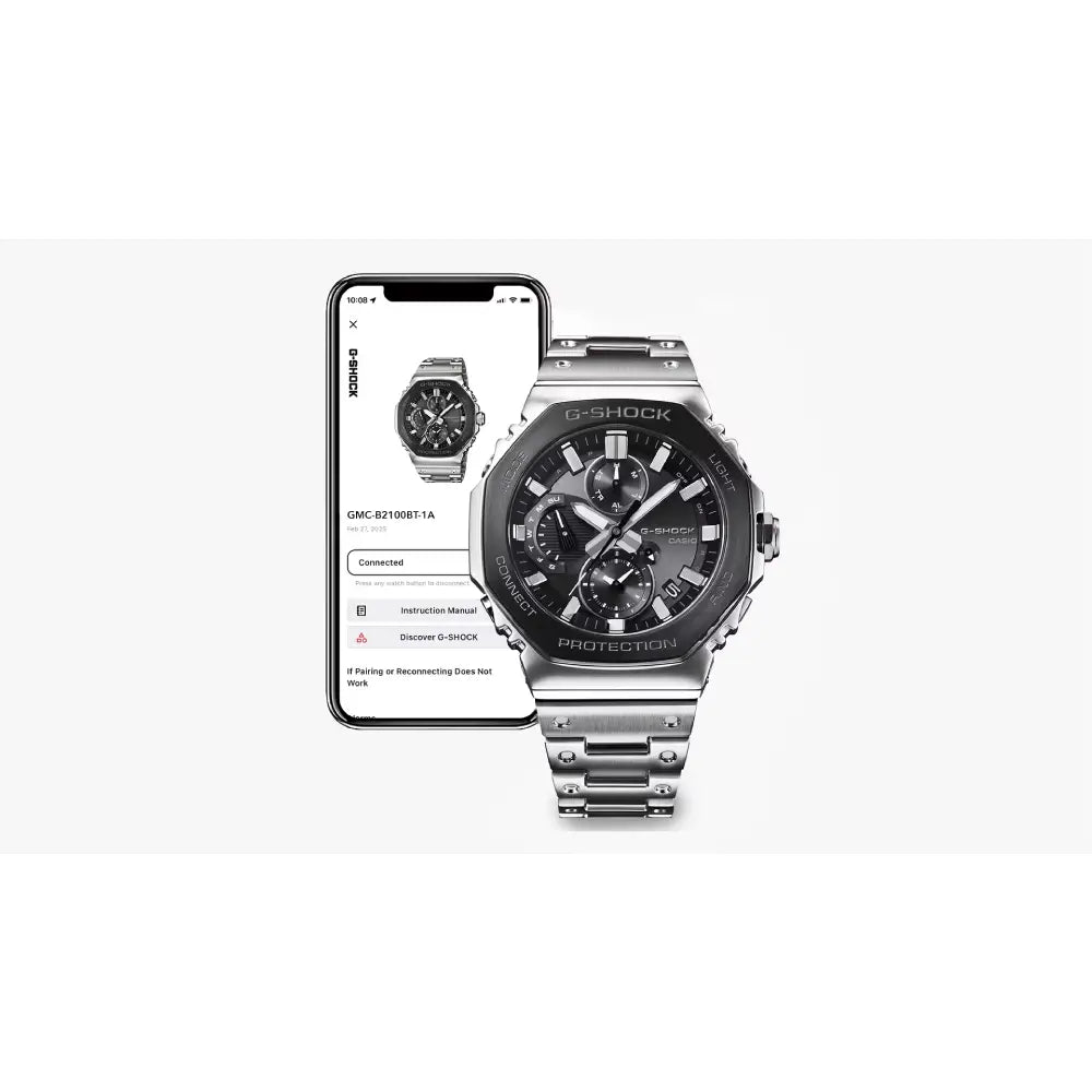 Casio G-Shock GMC-B2100BT-1A analog chronograph mens watch