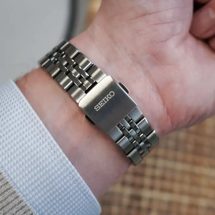 Seiko Presage SPB537  Tonneau Automatic White Dial 35.9mm Stainless Steel Men's Watch