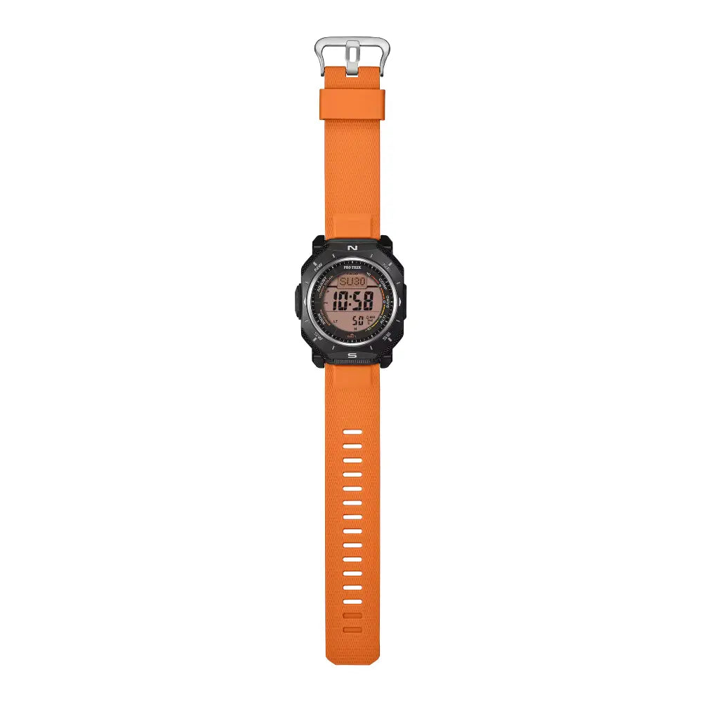 Casio PRG-69-4D Magma analog adventure watch black strap design