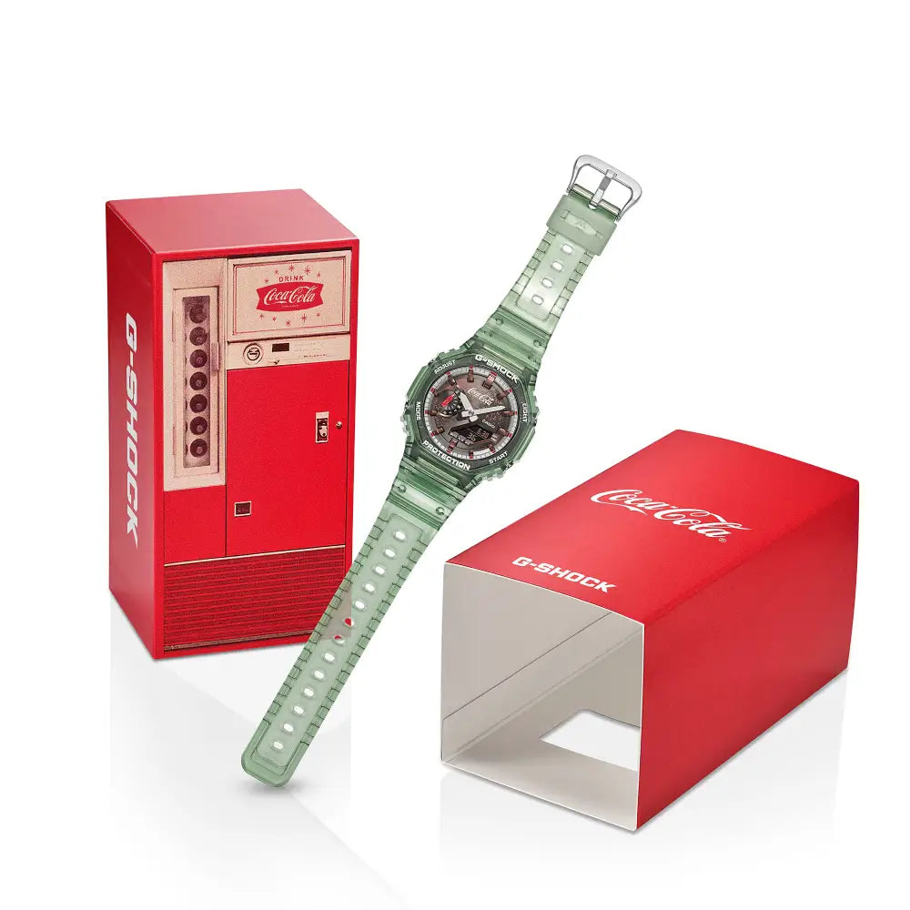 Casio G-Shock CasiOak X CocaCola GA-2100CC-3A Men's Watch