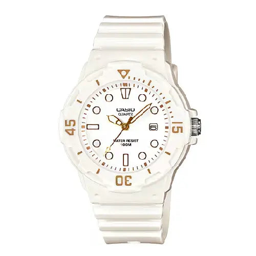 Casio Youth Analog LRW-200H-7E2VDF White Dial Resin Strap Women's Watch