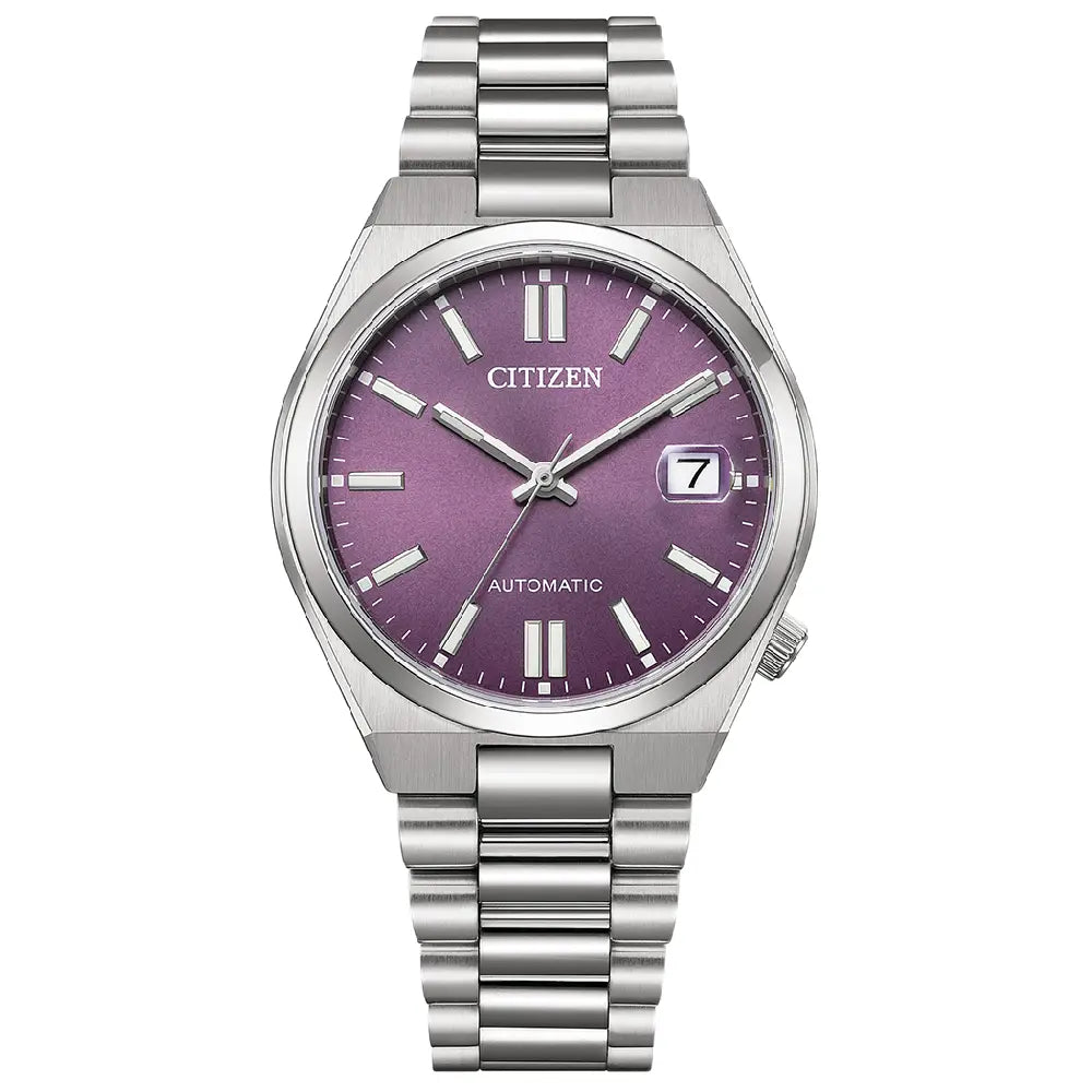 Citizen Tsuyosa NJ0200-50W Automatic Purple Dial Stainless Steel Men's Watch