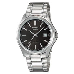 Casio Collection Analog MTP-1183A-1ADF Black Dial Stainless Steel Men's Watch