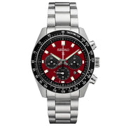 Seiko Prospex SSC927P1 Speedtimer solar chronograph red dial stainless steel men’s watch