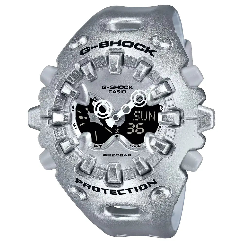 Casio G-Shock GA-V01A-8A “Alien Eyes” Analog-Digital Silver Dial Resin Strap Men's Watch