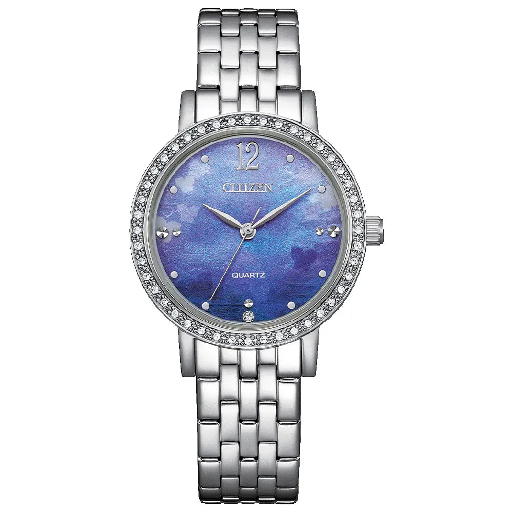 Citizen Quartz Swarovski Crystal EL3100-55N Women's Watch