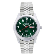 Tristar Classic Automatic BA33GMSSM03 Green Arabic Dial Stainless Steel Men's Watch