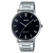 Casio Analog MTP-VT01D-1B2UDF Black Dial Stainless Steel Men's Watch
