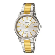 Casio Enticer Ladies Analog LTP-1303SG-7AVDF Silver Dial Stainless Steel Women's Watch