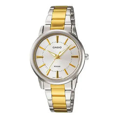 Casio Enticer Ladies Analog LTP-1303SG-7AVDF Silver Dial Stainless Steel Women's Watch