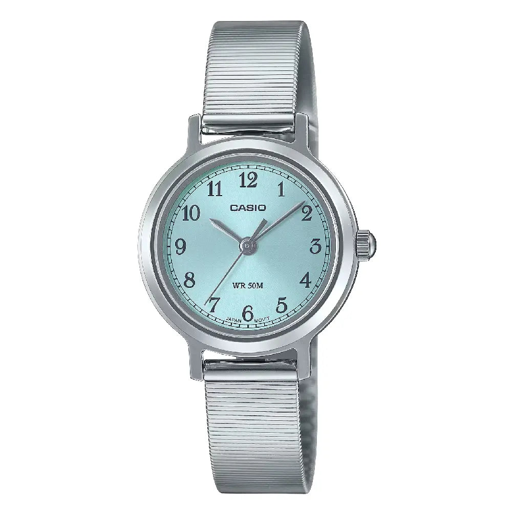 Casio Vintage Analog LTP-B170D-2BVDF Blue Dial Stainless Steel Women's Watch