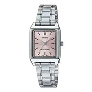 Casio Enticer Ladies Analog LTP-V007D-4EUDF Pink Dial Stainless Steel Women's Watch