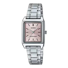 Casio Enticer Ladies Analog LTP-V007D-4EUDF Pink Dial Stainless Steel Women's Watch