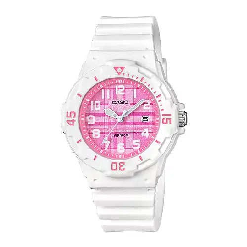 Casio Youth Analog LRW-200H-4CVDF Pink Dial Resin Strap Women's Watch