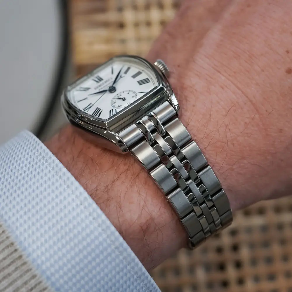 Seiko Presage SPB537  Tonneau Automatic White Dial 35.9mm Stainless Steel Men's Watch