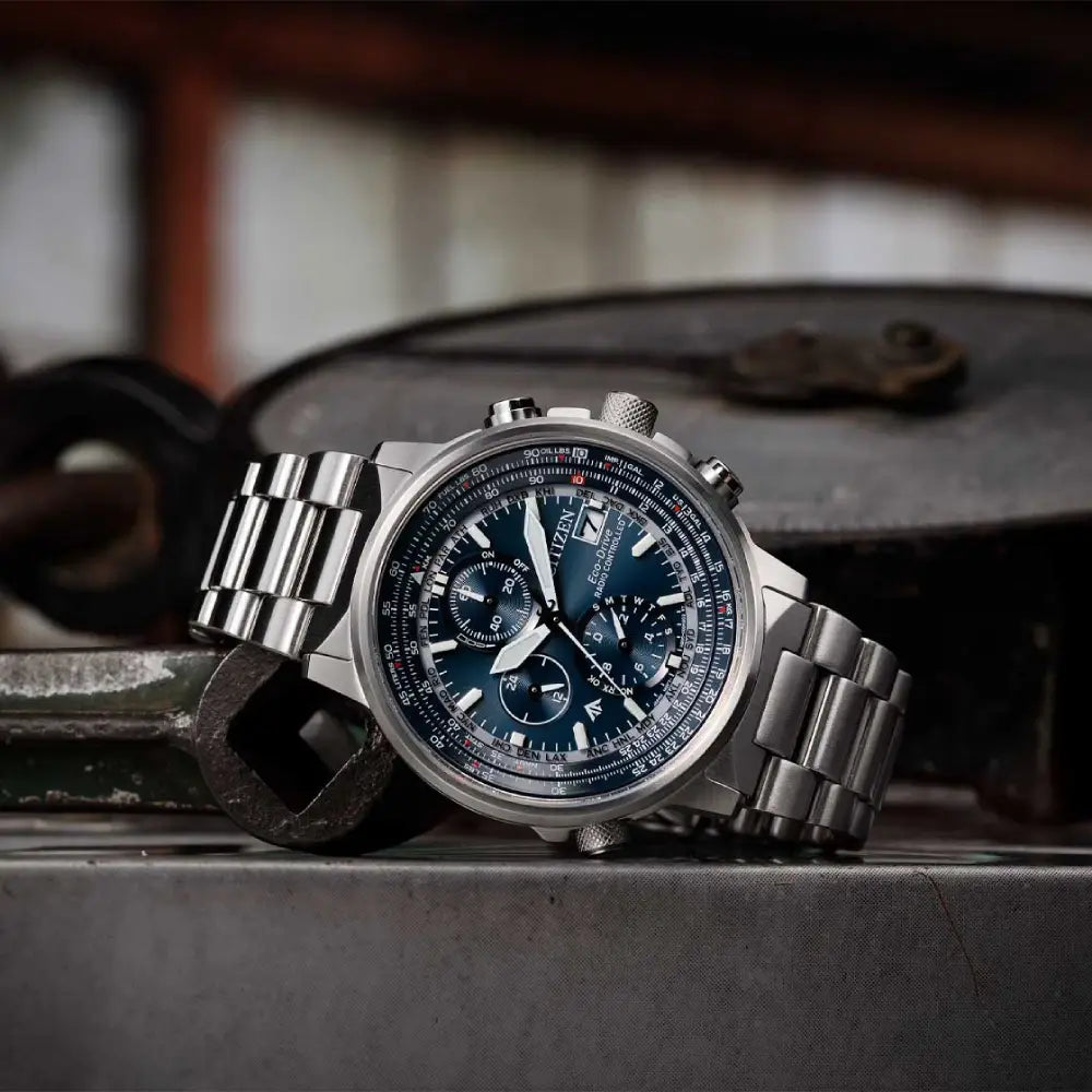 Citizen Eco-Drive AT8300-58L Promaster Sky Radio-Controlled Pilot Men's Watch