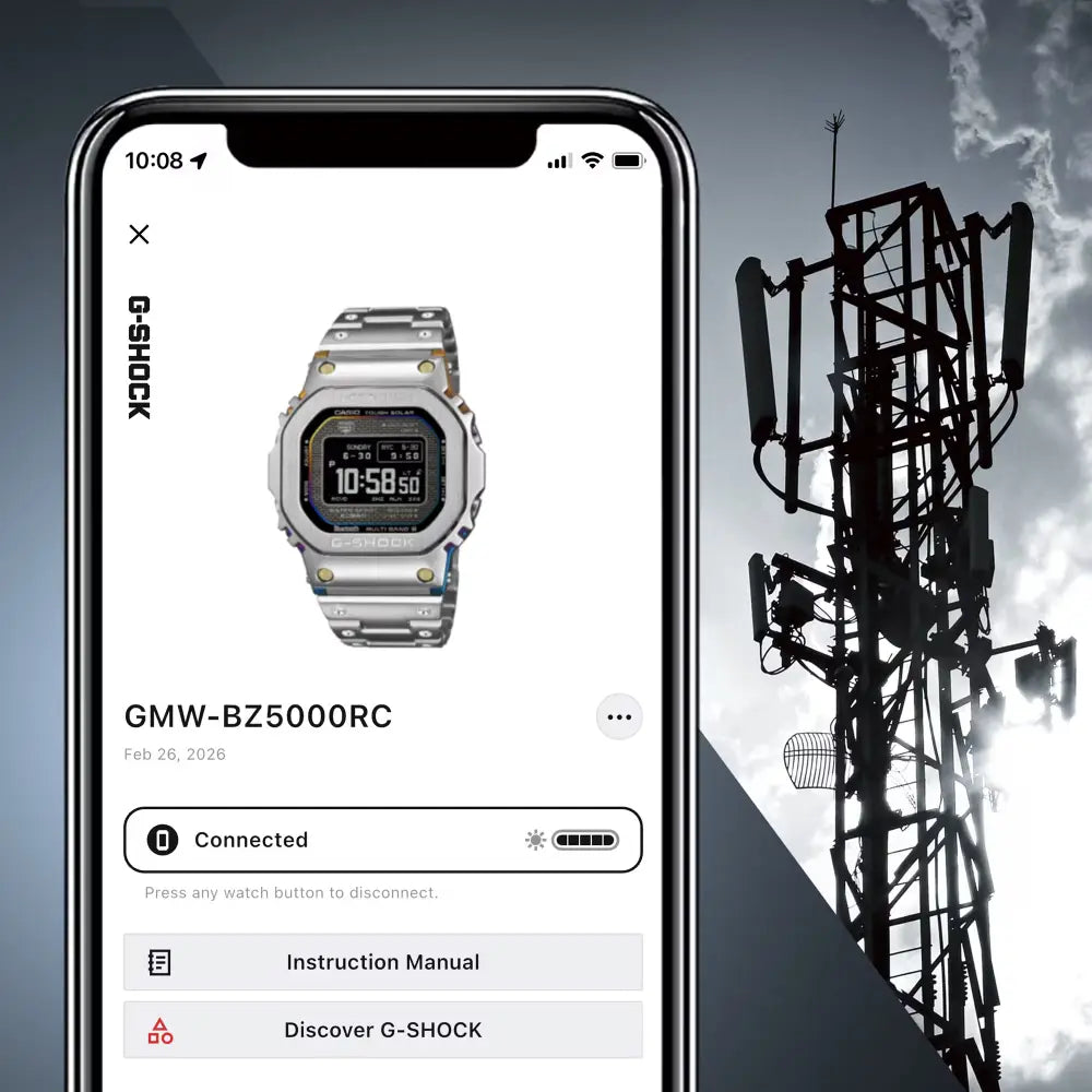 Casio G Shock GMW-B5000RC-1 premium bracelet watch