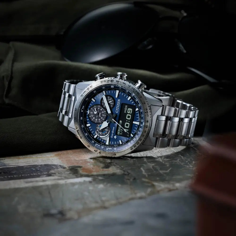 Citizen Promaster Skyhawk "U830" JV2000-51L Blue Dial 43mm Stainless Steel Men's Watch