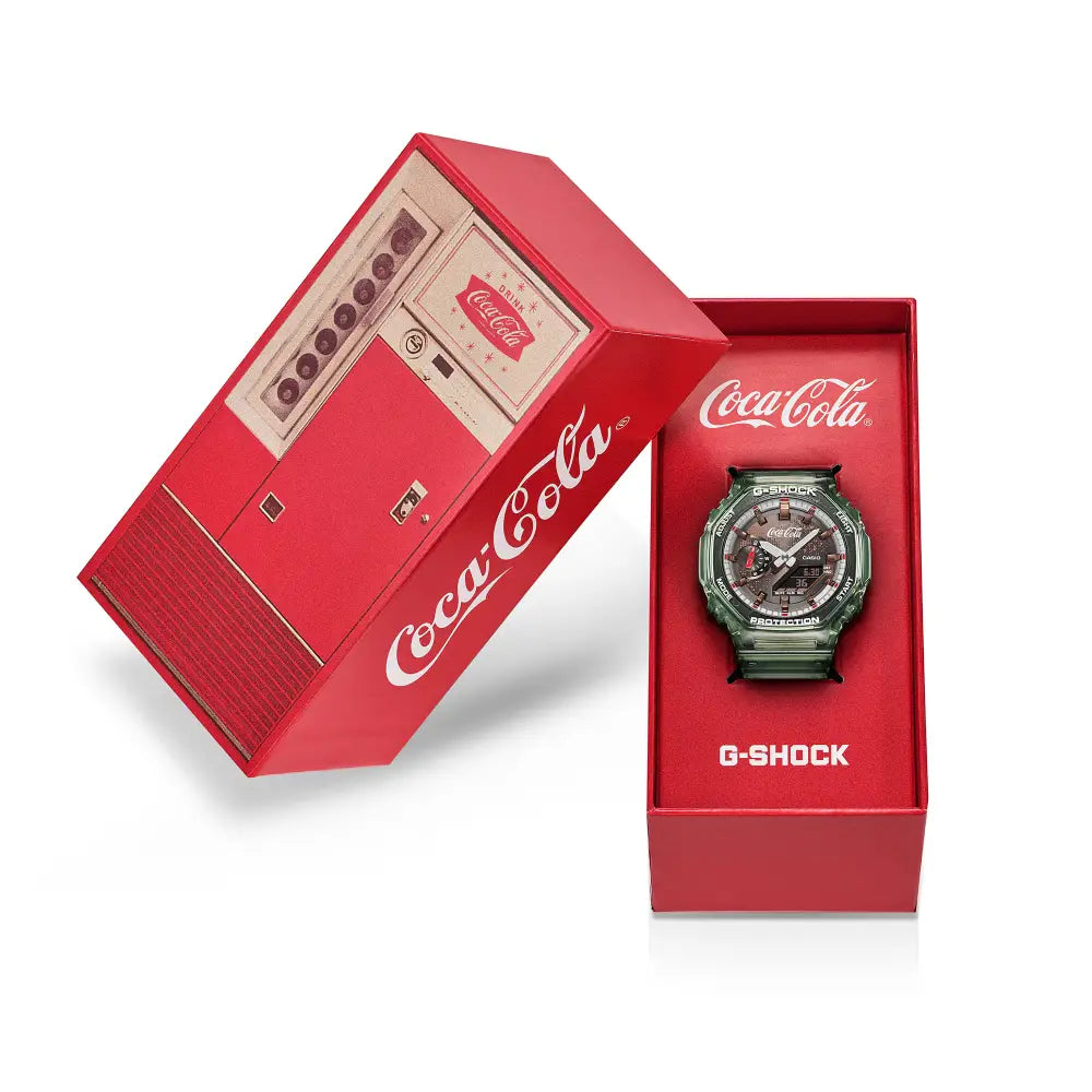 Casio G-Shock CasiOak X CocaCola GA-2100CC-3A Men's Watch