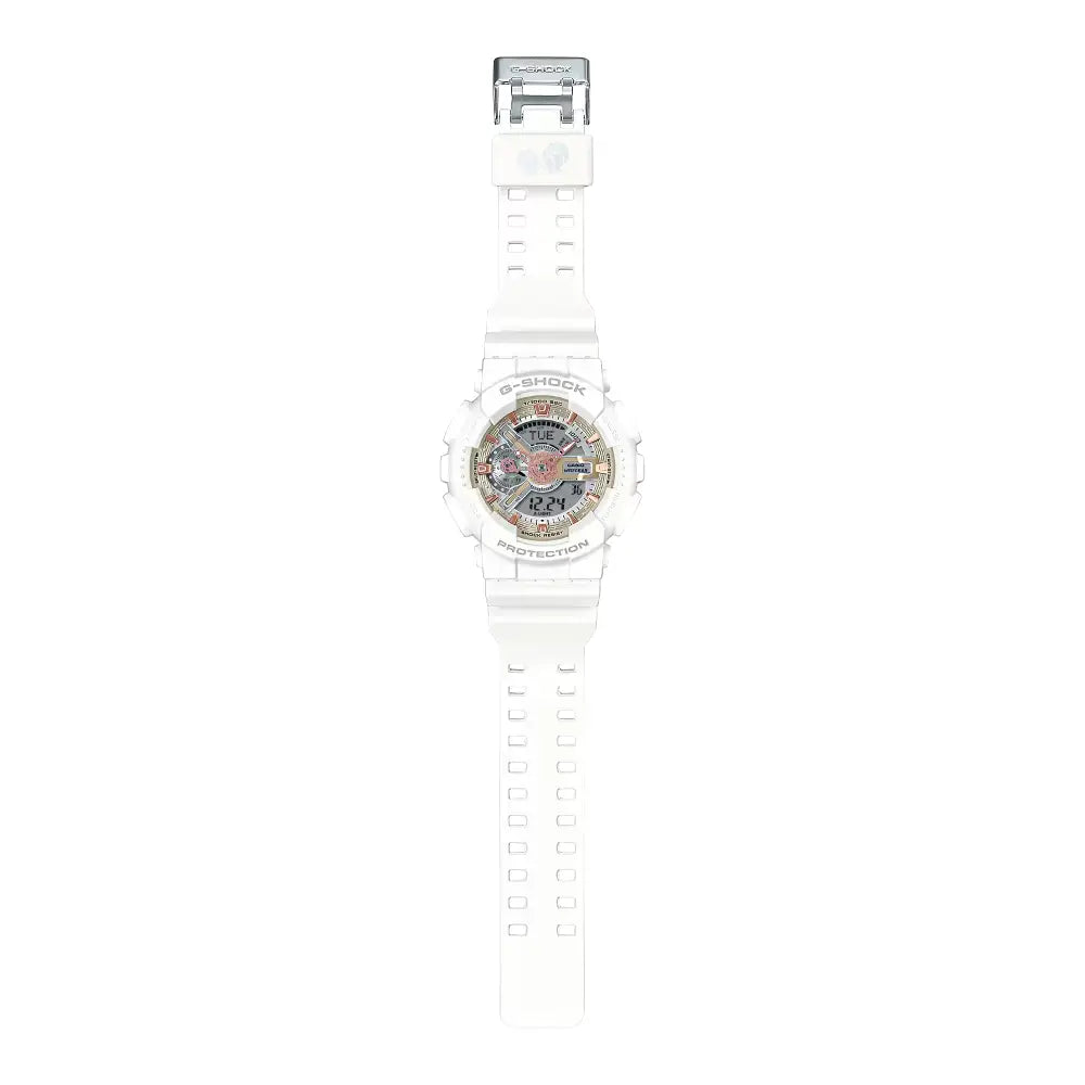 Casio LOV-24A-7A G-Shock Baby-G Lover's Collection Digital Analog White Dial Resin Strap Couples Watch Collection