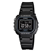 Casio Ladies Digital LA-20WH-1BDF Grey Dial Resin Strap Women's Watch