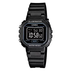 Casio Ladies Digital LA-20WH-1BDF Grey Dial Resin Strap Women's Watch