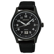 Seiko Conceptual SUR571P1 Quartz Black Dial 39.5mm Nylon Strap Men's Watch
