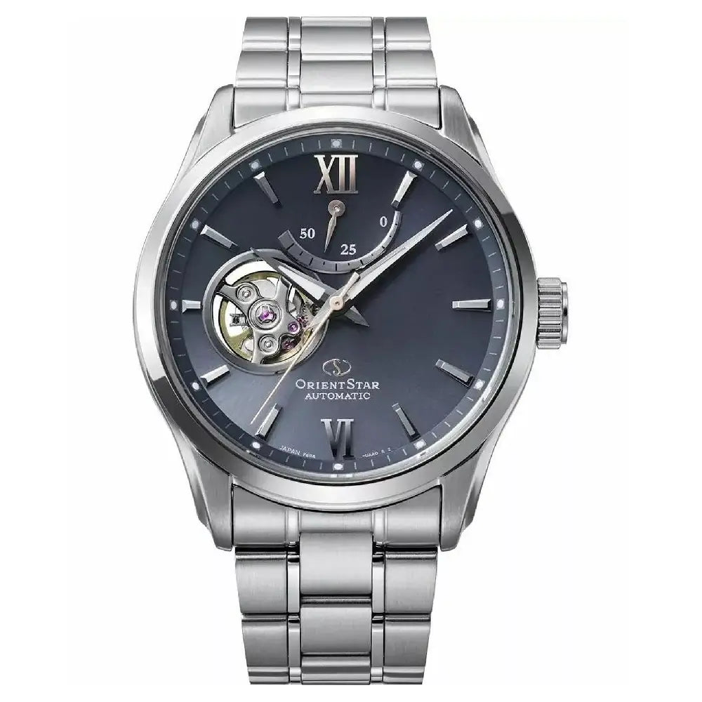 Orient Star RE-AT0021L00B Automatic Open Heart Limited Edition "Keshiki" Blue Dial 39mm Stainless Steel Men's Watch