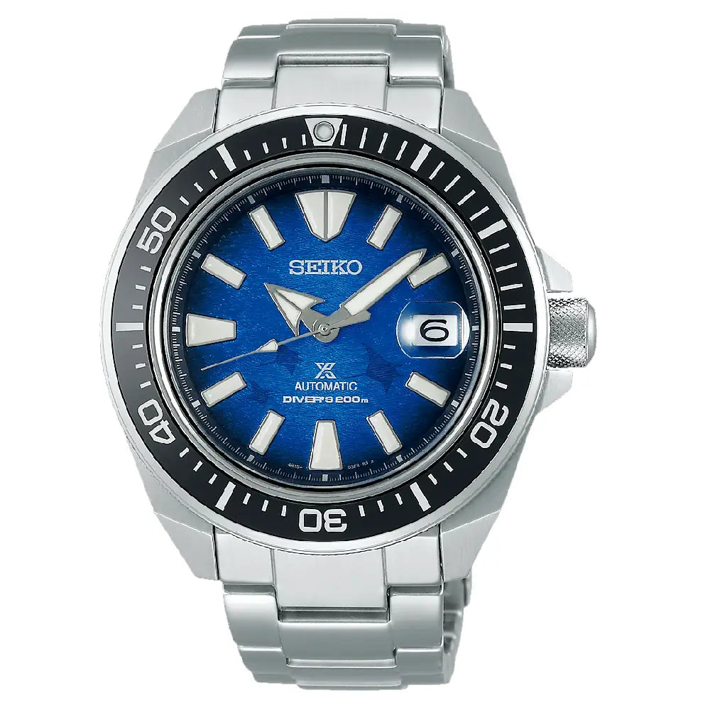 Seiko Prospex SRPE33K1 "King Samurai Manta Ray" Blue Dial 43.8mm Stainless Steel Men's Watch