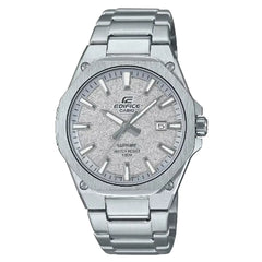 Casio Edifice Slim EFR-S108DE-8A Analog Silver Dial 39.9mm Stainless Steel Men's Watch