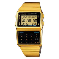 Casio Data Bank Digital DBC-611G-1DF Black Dial Stainless Steel Unisex Watch