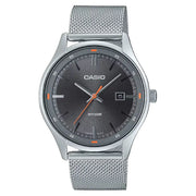 Casio Enticer MTP-E710M-8AVDF Date Analog Gray Dial Stainless Steel Men's Watch