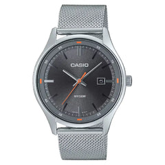 Casio Enticer MTP-E710M-8AVDF Date Analog Gray Dial Stainless Steel Men's Watch