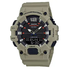 Casio Youth HDC-700-3A3VDF Ana-Digi Black Dial Resin Strap Men's Watch