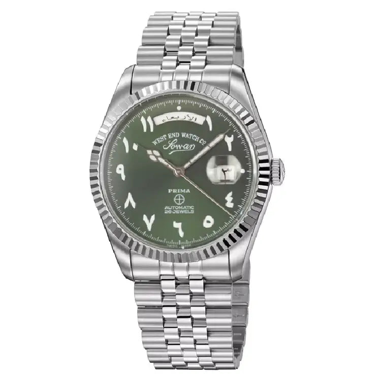 West End Automatic Analog The Classics 6868.10.H-GREEN Green Dial 41mm Stainless Steel Men's Watch