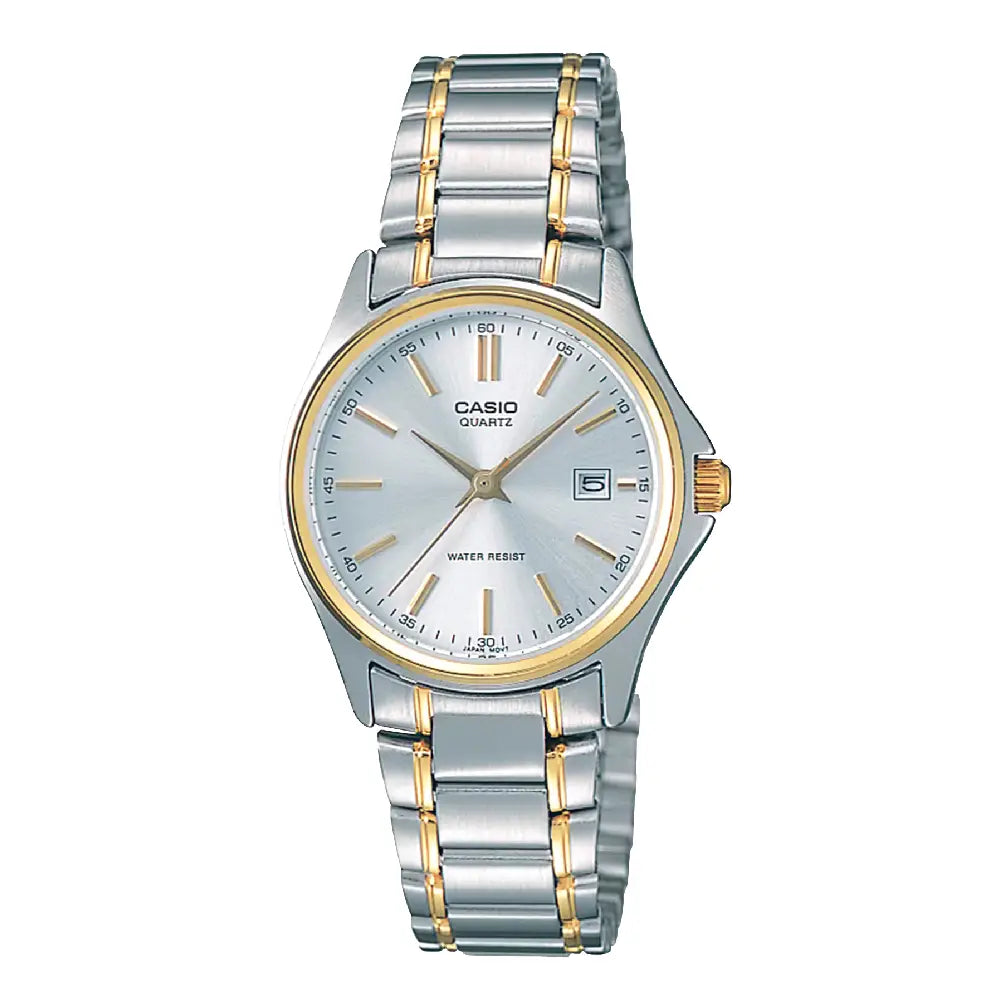 Casio Enticer Ladies Analog LTP-1183G-7ADF Silver Dial Stainless Steel Women's Watch