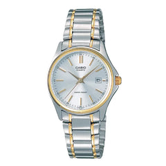 Casio Enticer Ladies Analog LTP-1183G-7ADF Silver Dial Stainless Steel Women's Watch