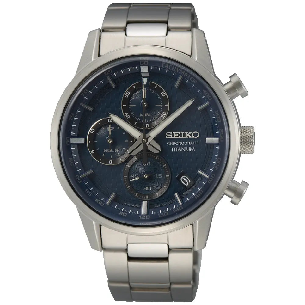 Seiko Discover More Titanium Chronograph SSB387P1 Men's Watch