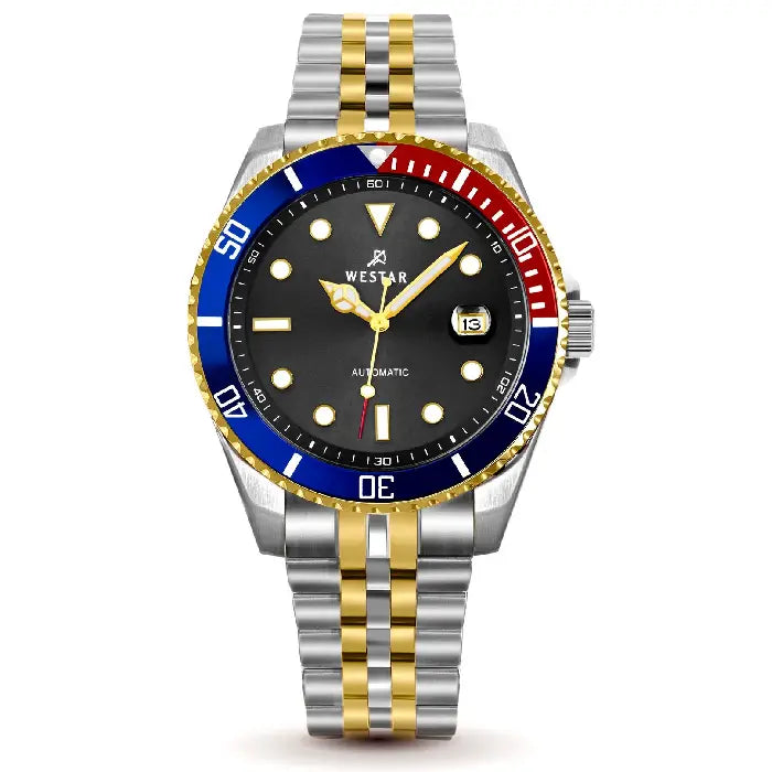 Westar Automatic "Seiko Movement" 80013CBN106 Grey Dial 42mm Men's Watch