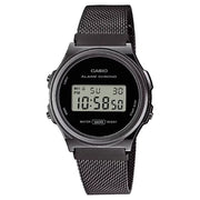 Casio Vintage Digital A171WEMB-1ADF Black Dial Stainless Steel Unisex Watch