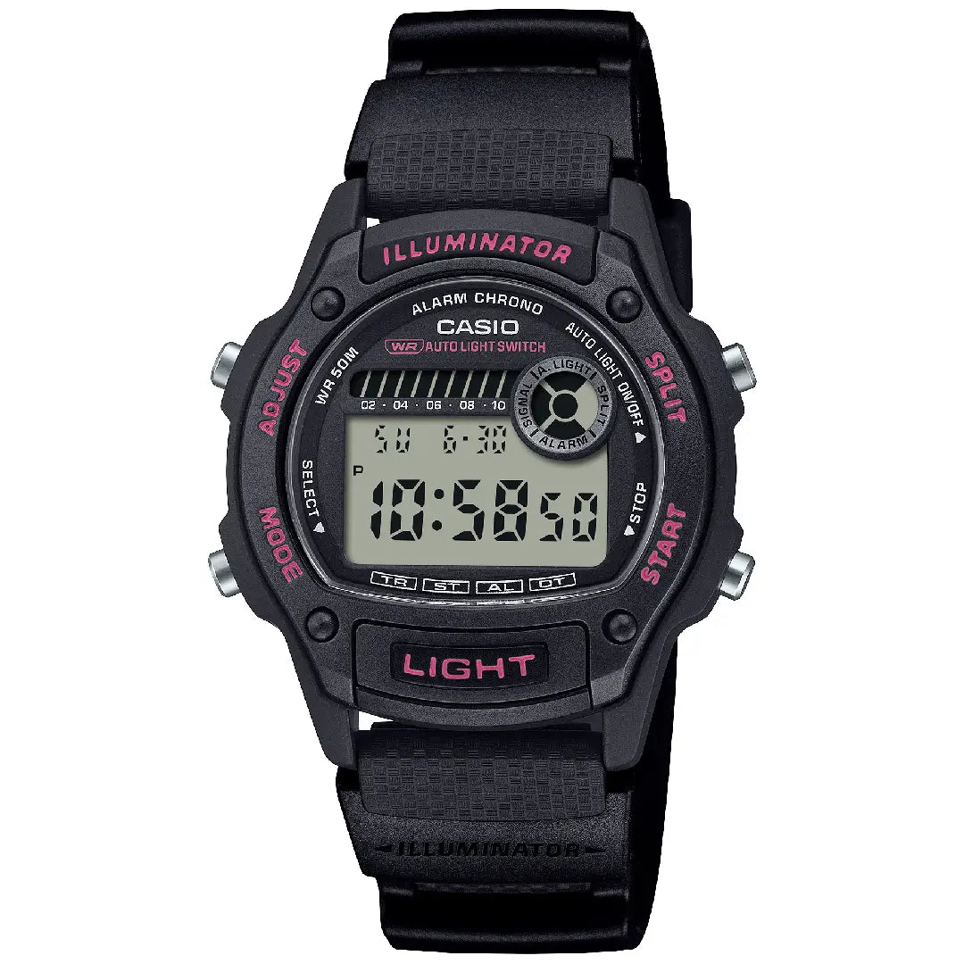 Casio Collection Digital Heavy Duty W-220H-1A2 Digital Dial Resin Strap Men's Watch