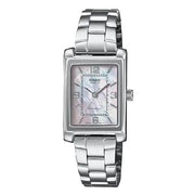 Casio Enticer Ladies Analog LTP-1234DS-4ADF Silver Dial Stainless Steel Women's Watch