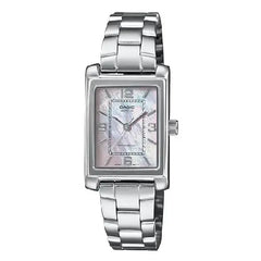 Casio Enticer Ladies Analog LTP-1234DS-4ADF Silver Dial Stainless Steel Women's Watch