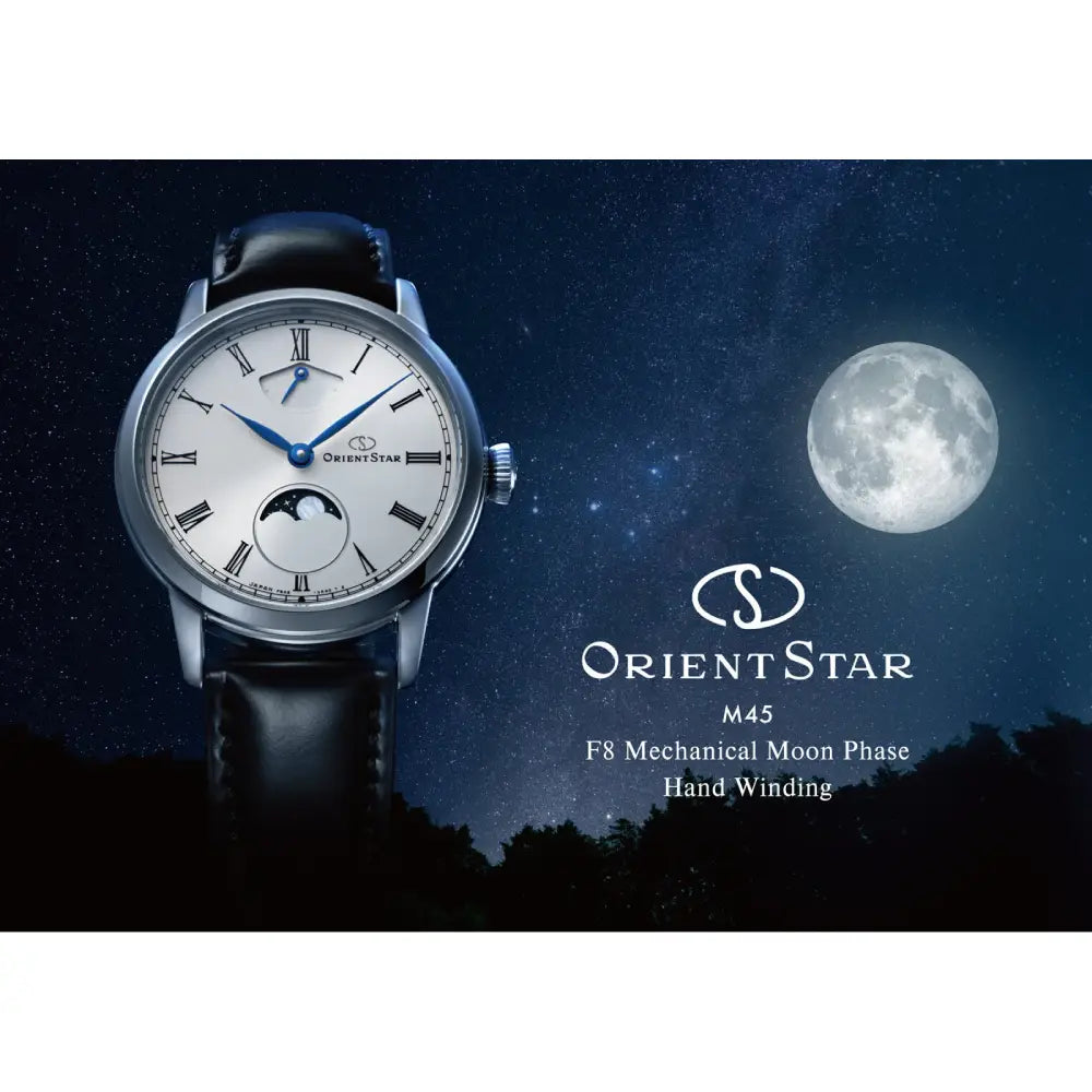 Orient Star Classic F8 Mechanical Moon Phase "M45" RE-BW0004S00B Men's Watch