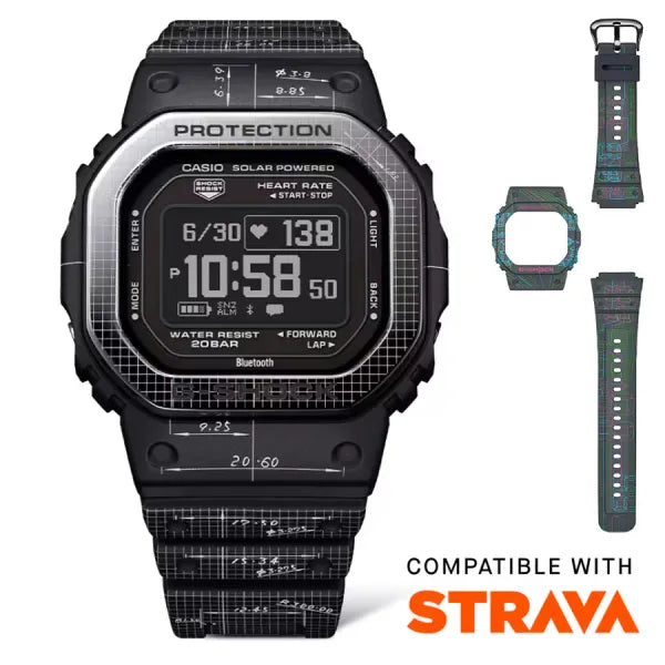 Casio G-Shock DW-H5600EX-1D Black Dial Resin Men's Watch
