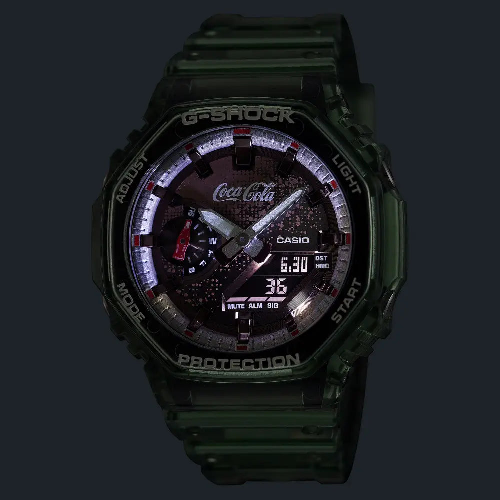 Casio G-Shock CasiOak X CocaCola GA-2100CC-3A Men's Watch