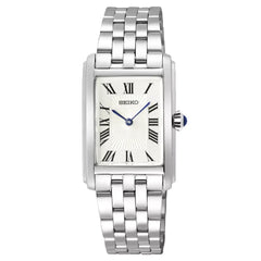 Seiko Essentials SWR083P1 (Seiko Tank) Classic Rectangular Women's Watch