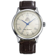Orient Classic Bambino RA-BB0003Y ivory dial automatic mens watch leather strap